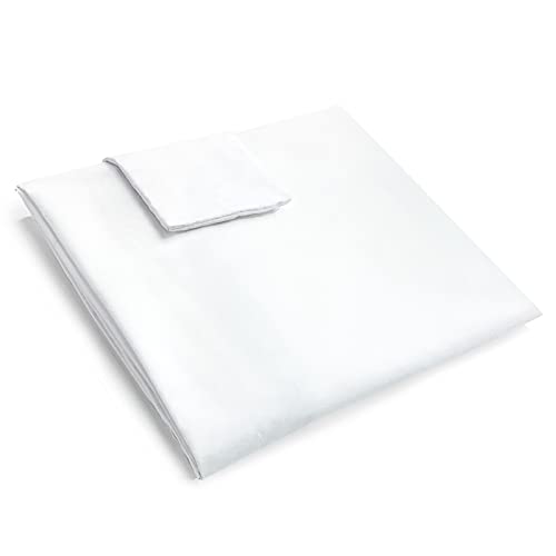 Vekkia King Size Bed Wedge Pillow Replacement CoverWhite 76x8x6