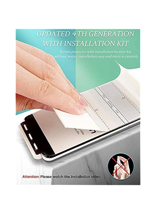 HuHa - 2Pack Privacy Screen Protector Compatible with Oneplus 8 pro, [Fingerprint Recognition] [Case Friendly] [Full Coverage], Anti-Spy TPU Ultra HD Soft Film for Oneplus 8 pro - Image 1