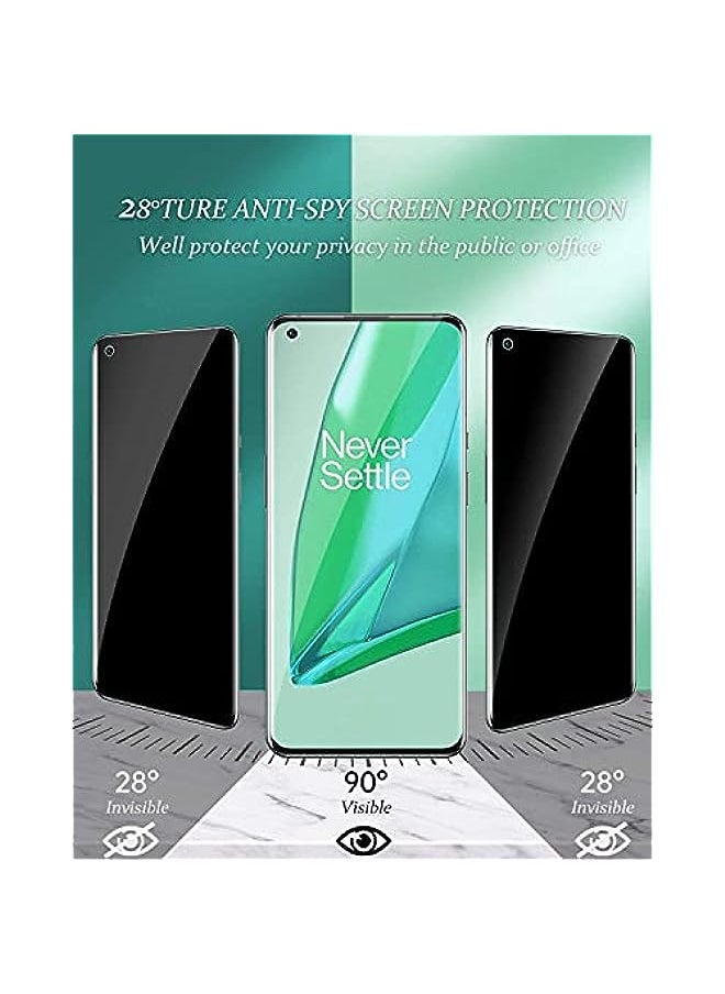 HuHa - 2Pack Privacy Screen Protector Compatible with Oneplus 8 pro, [Fingerprint Recognition] [Case Friendly] [Full Coverage], Anti-Spy TPU Ultra HD Soft Film for Oneplus 8 pro - Image 1