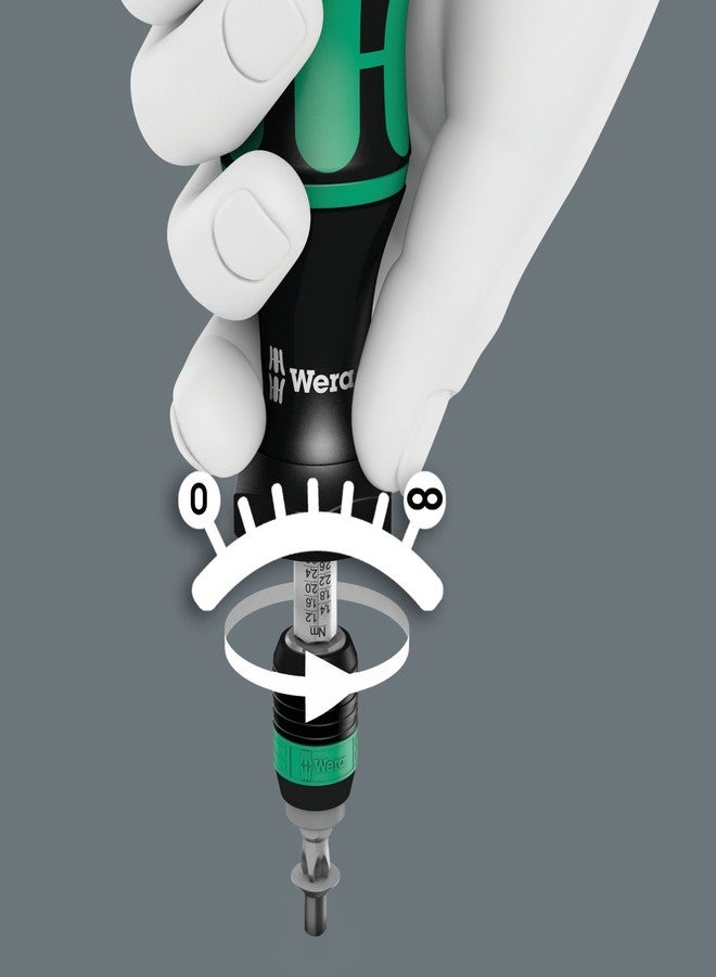 Wera 05027910001 Kraftform 300 Hex Torque-Indicator Hexagon Screwdriver, 2mm Head, 65mm Blade Length - Image 3