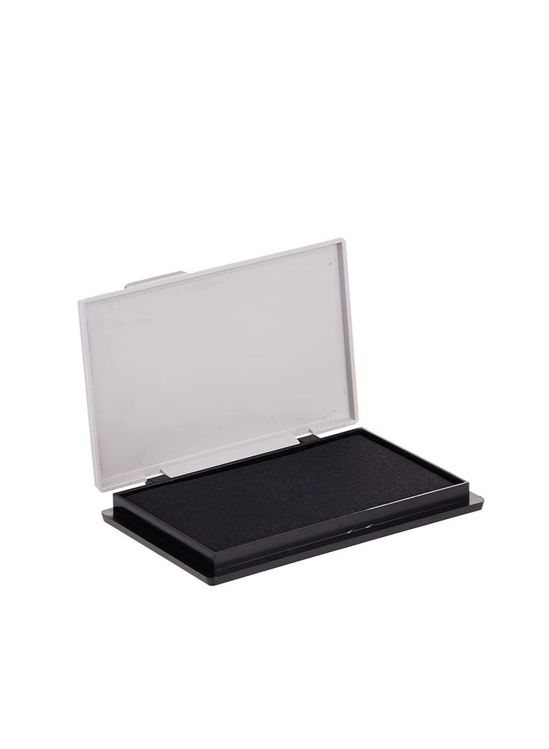 Pelikan 315259 11 cm Length x 7 Width Plastic Case Stamp Pad, Black, Black - Image 2