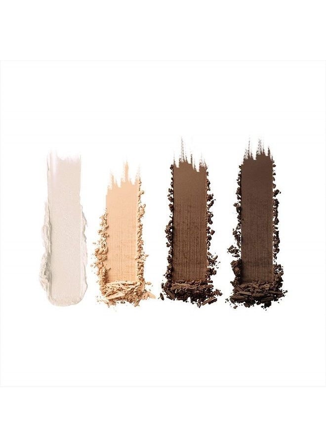 UNITE Hair Inspiring Brow Kit, Dark and Defined (Dark), Brow Wax 0.035 oz., Brow Powder 0.15 oz., Includes Tweezers and Dual Ended Brush with Spoolie  - Image 3
