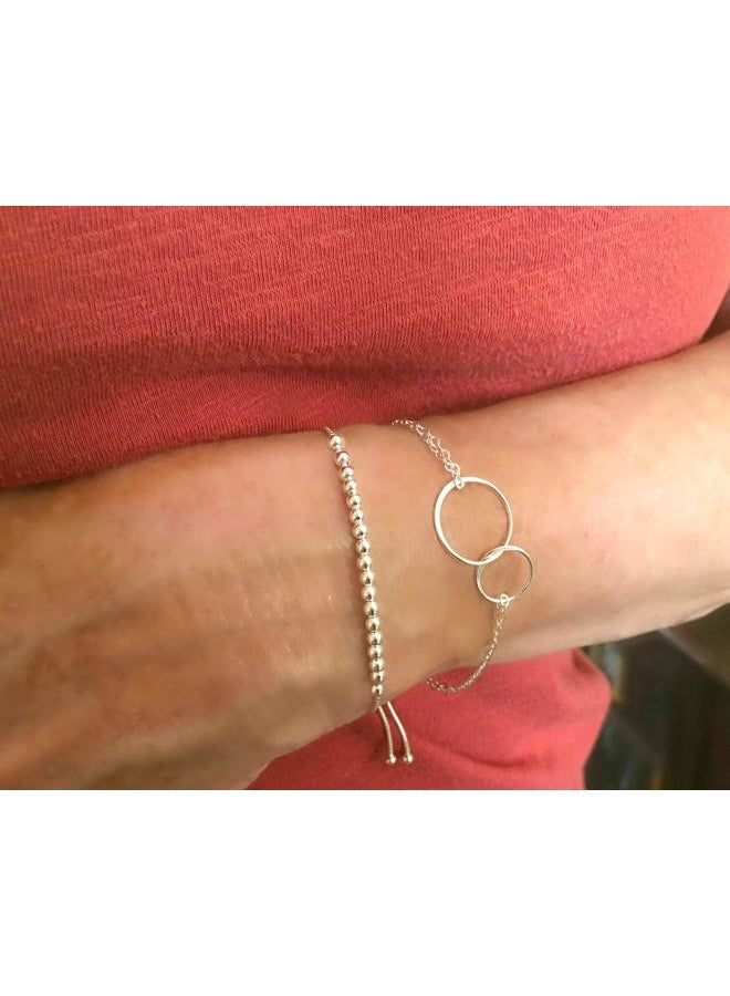 EFYTAL 18th Birthday Gifts, 925 Sterling Silver Bracelet, 18th Birthday Gift Ideas, Gifts for 18 Year Old, Adjustable, Metal - Image 4