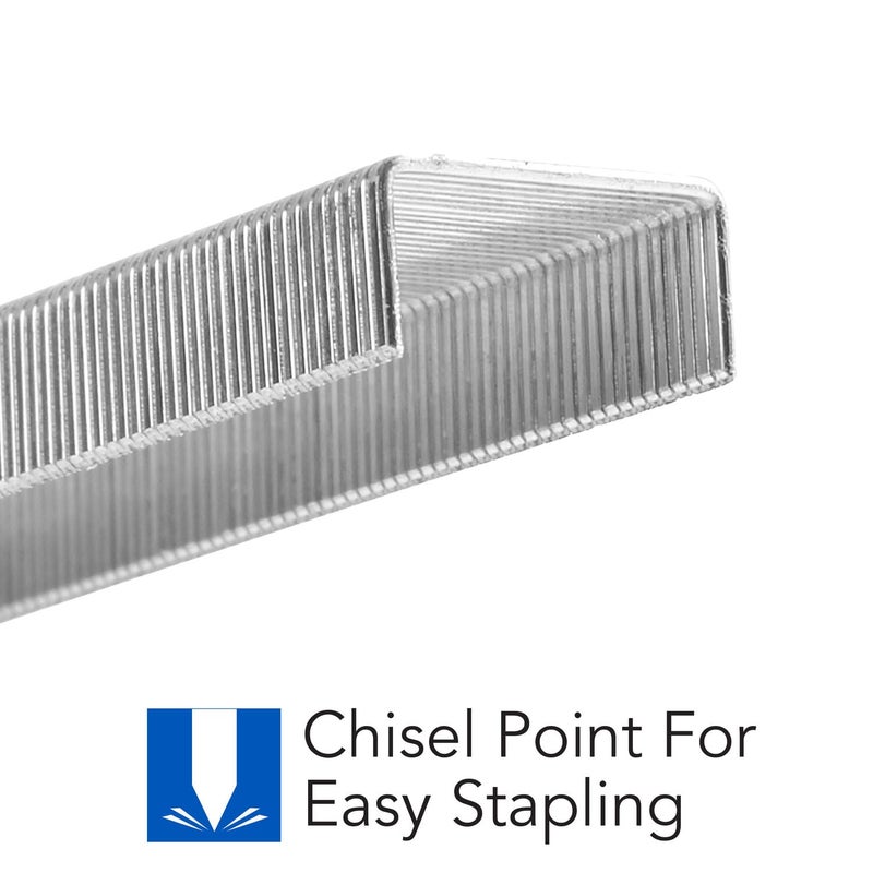 Swingline Staples, Heavy Duty, 1/4" Length, 25 Sheet Capacity, 100/Strip, 5000/Box, 1 Pack (79394) - Image 3