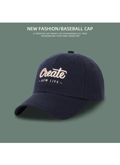Generic Fashion Embroidered Baseball Cap Unisex Adjustable Army green  - Image 2