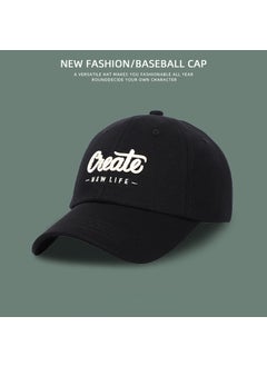 Generic Fashion Embroidered Baseball Cap Unisex Adjustable Army green  - Image 5