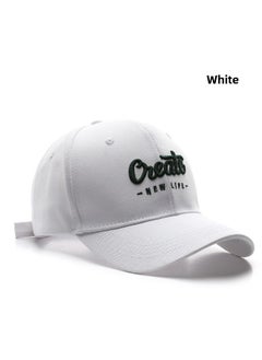 Generic Fashion Embroidered Baseball Cap Unisex Adjustable Army green  - Image 4