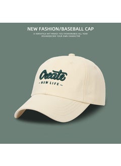 Generic Fashion Embroidered Baseball Cap Unisex Adjustable Army green  - Image 3