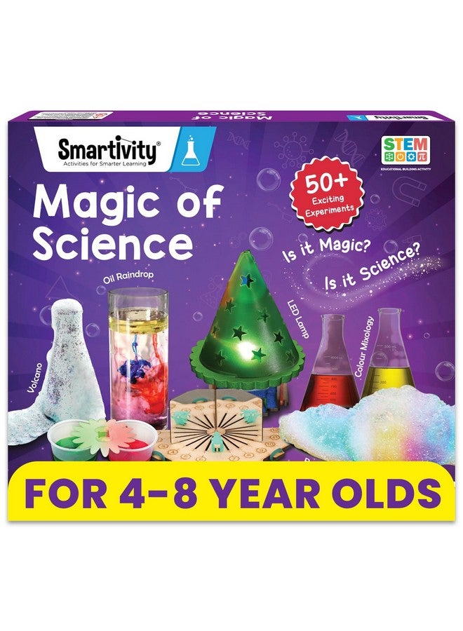 Smartivity Smartivity Magic Science Kit for Kids Ages 4-6-8 Years | Birthday Gifts for Boys & Girls | 50+ Amazing Science Experiments I Educational Toy for Kids Age 4,5,6,7,8 Year Old  - Image 1