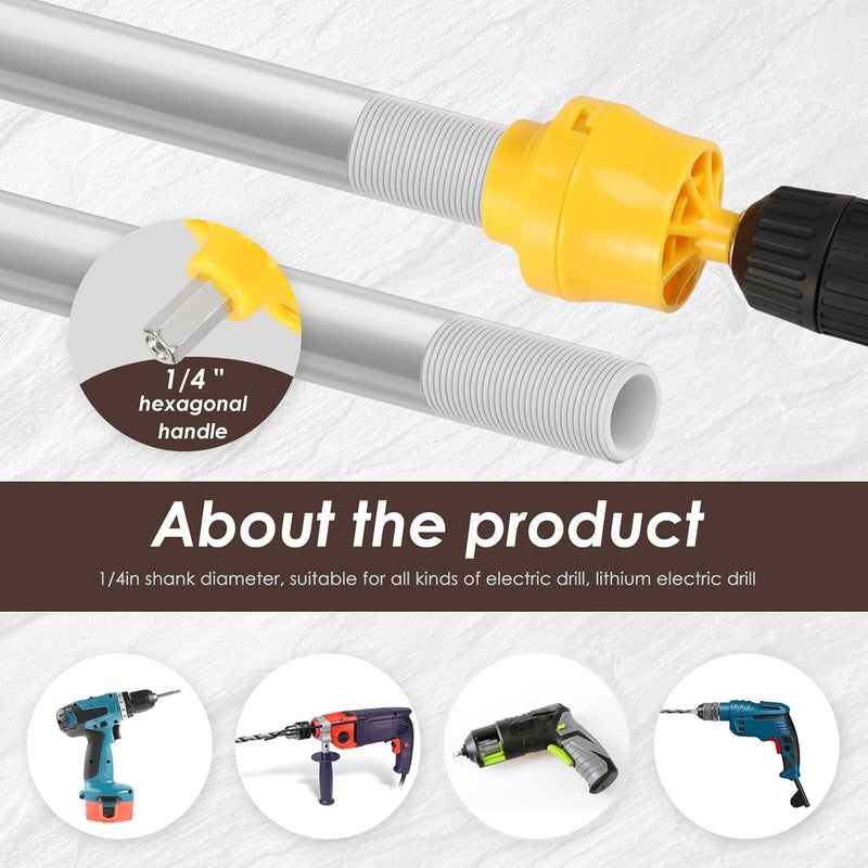 Electric PVC thread tool set, water pipe inner hole wire opener, double head water pipe inner hole wire opener, drill bit, electric drill water pipe PPR PPE water pipe hardware tool 4-6 minutes inner wire - Image 4