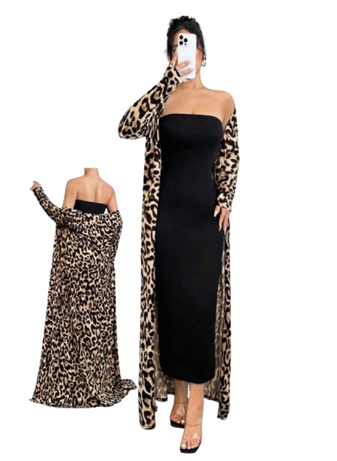 Generic Long Robe Shirt Set 2 Pieces - Tiger Shape  - Image 3