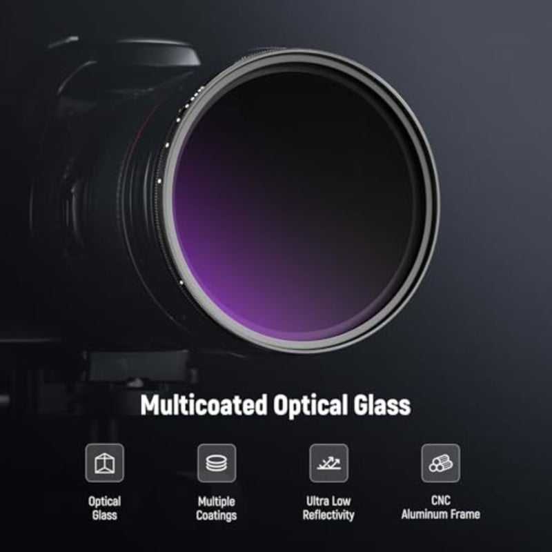 DSLR mirrorless cameras: optical glass, black, true color fidelity with hard stop ND control - Image 5