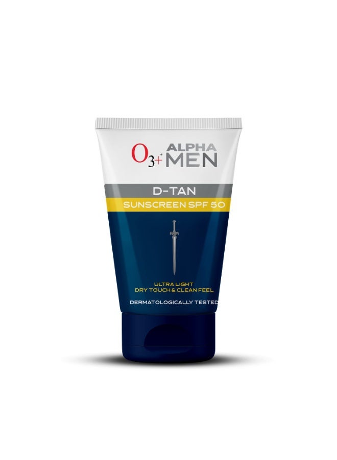 O3+ واقي شمس O3+ ALPHA MEN D-TAN SPF 50 50غ - Image 1