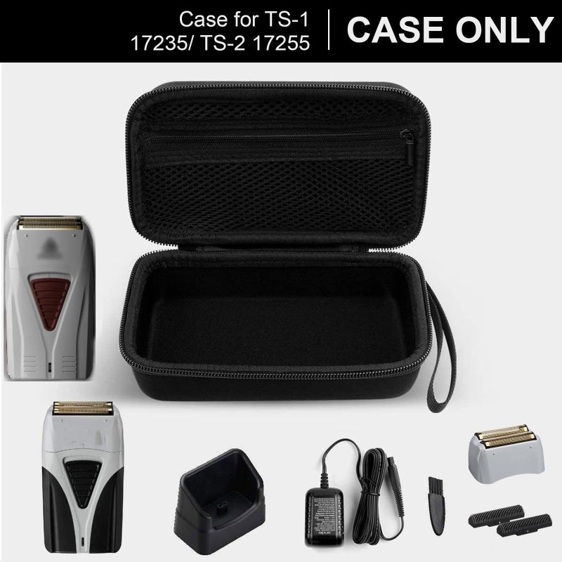PAIYULE Case for Andis Profoil Lithium Plus Titanium Foil Shaver TS-1 17235/ TS-2 17255 Profoil, Travel Bag Fits for 17285/17280/17215 and More Type Replacement with Foil Assembly and Inner Cutters(Box Only) - Image 2
