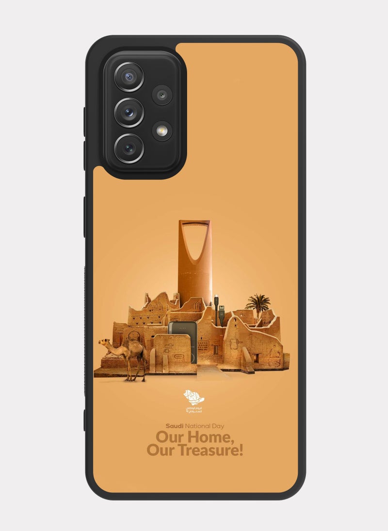 بكسلات كفر سامسونج جالكسي ايه 72 السعودية القديمة بني - Image 1