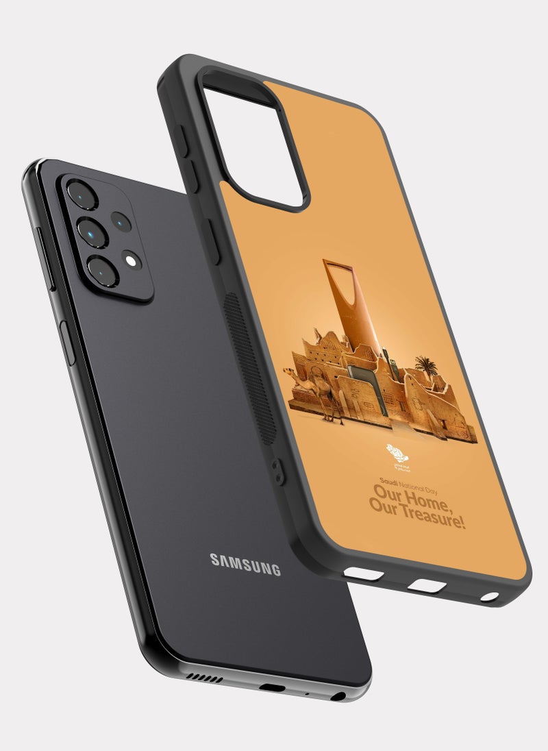 بكسلات كفر سامسونج جالكسي ايه 72 السعودية القديمة بني - Image 2