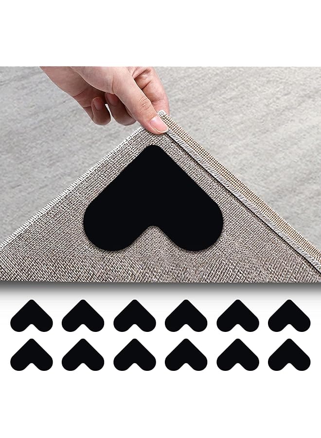 Zaboon PCS Rug Tape, Reusable Washable Carpet Gripper Pad, Double Sided Non-Slip Rug Pads for Hardwood Floors - Image 1