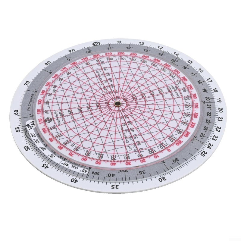 E6B R Pilot Flight Computer Slide Rule for Wind Calculation Navigation and Training - Image 3