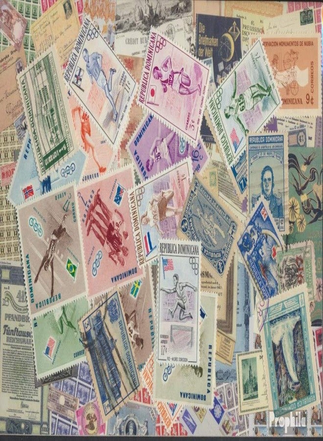 Prophila Collection Dominican Republic 25 Various Stamps (Stamps for Collectors)