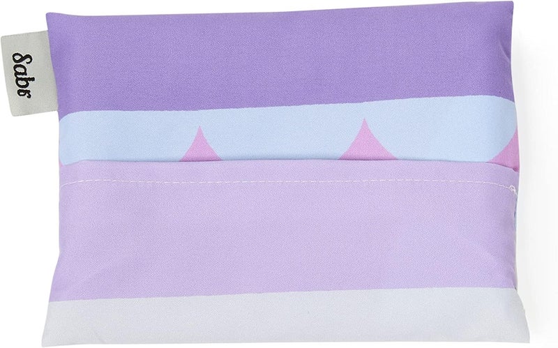 صبر Baghdad Ultra-Lightweight Foldable Pocket Prayer Mat with Carry Pouch, Purple - Image 3