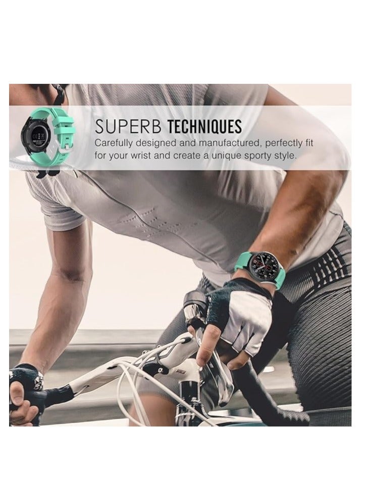 Silicone Buckle Bands 20MM Strap For Samsung Gear Sport/Watch 4/Watch 5/Watch 5 Pro/S2 classic/active 2 40mm 44mm/Amazfit GTS 3/4/4 Mini/Bip 3/Pro/GTS 2 mini/GTS 2e/Bip U - Image 3