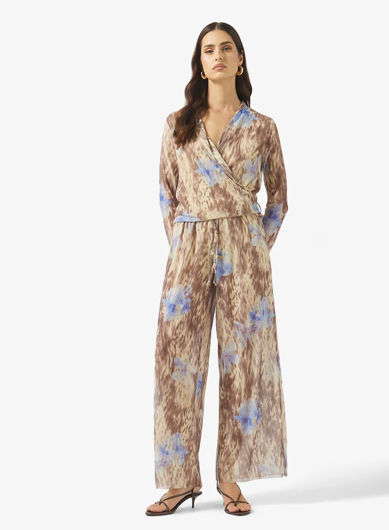 Printed Top & Pant Set
