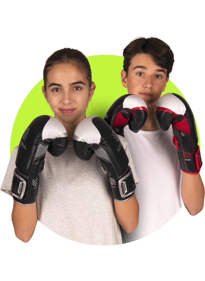 Sanabul  - Essential Gel Boxing Gloves | Pro-Tested Kickboxing Gloves for Men and Women | Ideal for Boxing, MMA, Muay Thai, and Heavy Bag Training Black/Green - Image 1