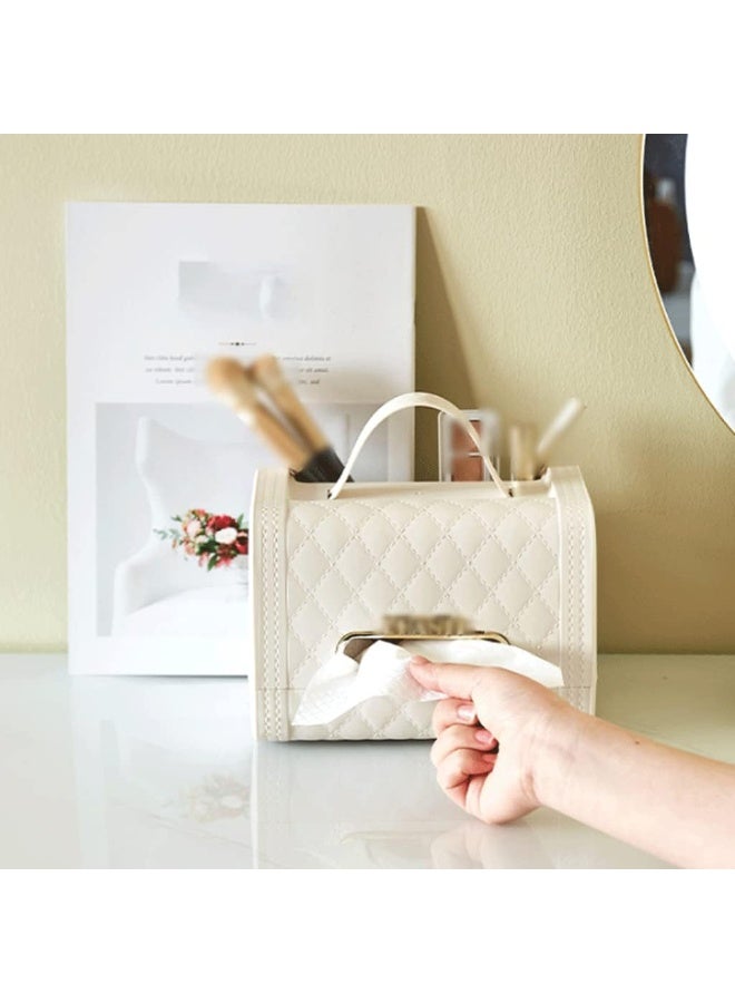 علبة مناديل بتصميم أنيق على شكل شنطة، تجمع بين العملية والشكل العصري، تضيف لمسة ديكور شيك لأي مكان في المنزل أو السيارة. تصميم جذاب يناسب غرف المعيشة، غرف النوم، المكاتب، وتُعد قطعة ديكور مميزة إلى جانب استخدامها اليومي. - Image 3