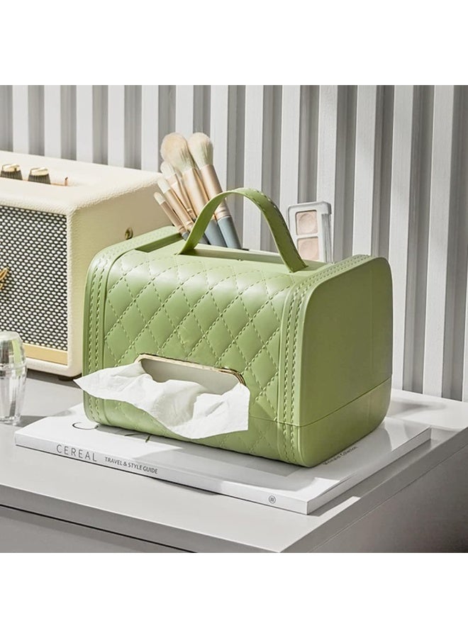 علبة مناديل بتصميم أنيق على شكل شنطة، تجمع بين العملية والشكل العصري، تضيف لمسة ديكور شيك لأي مكان في المنزل أو السيارة. تصميم جذاب يناسب غرف المعيشة، غرف النوم، المكاتب، وتُعد قطعة ديكور مميزة إلى جانب استخدامها اليومي. - Image 4