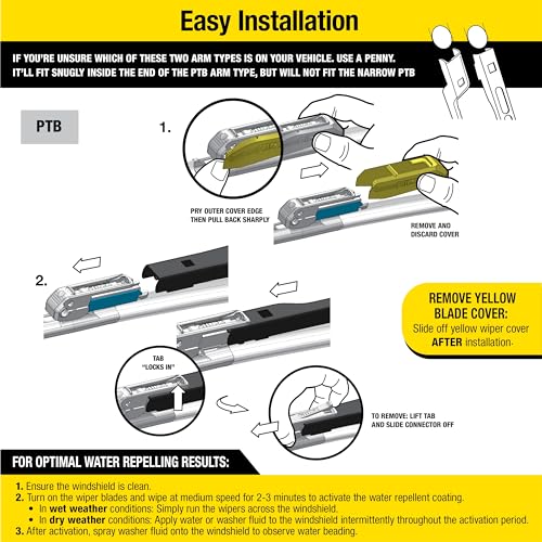 Rain-X Latitude Water Repellency 2-n-1 Wiper Blades | 24 Inch Size | Pack of 1 | Enhanced Driving Visibility | Water Repellent Technology | Long Lasting | Superior to Traditional Blades - Image 4