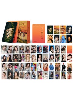 xozgdovg Integrate small card KPOP Korean Wave photo card 55 boxed DIY collection IVE support G-IDLE orange card 