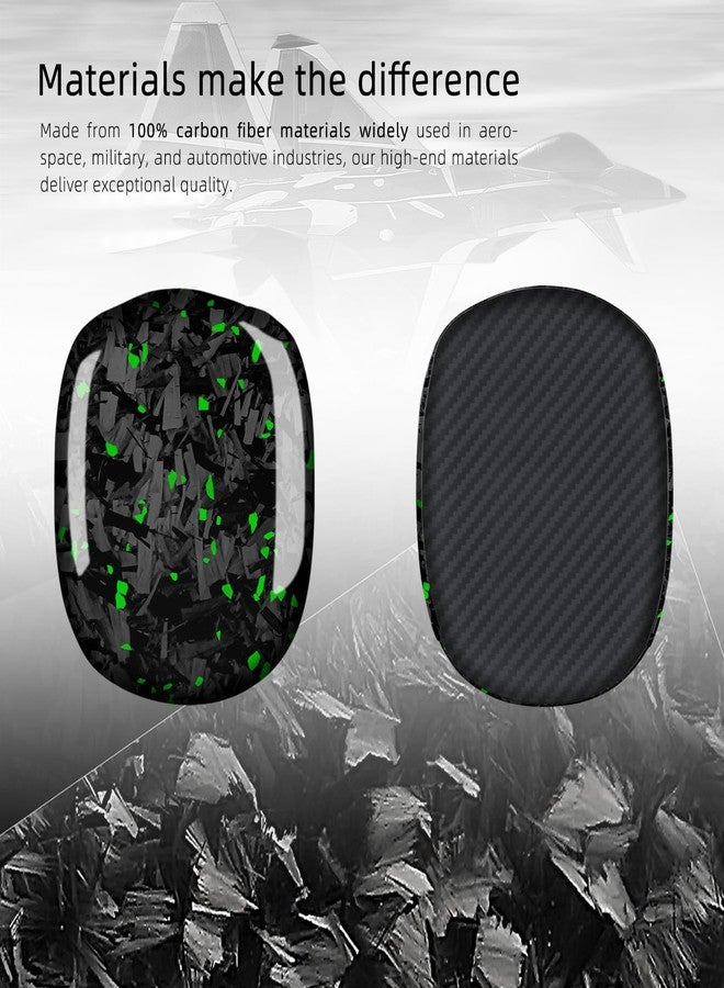 MONOCARBON Real Carbon Fiber Case for AirPods Max (2024/2020), Military-Grade Protective Hard Cover for Apple Max Headphones, Unique Forged Glossy, Scratch-Resistant, Essential Accessories-Gold - Image 5