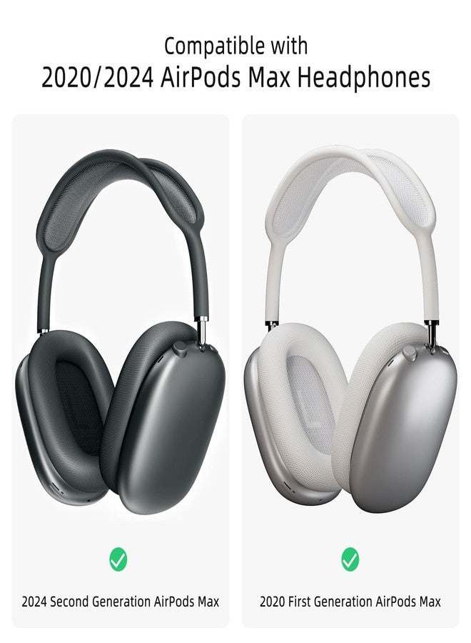 MONOCARBON Real Carbon Fiber Case for AirPods Max (2024/2020), Military-Grade Protective Hard Cover for Apple Max Headphones, Unique Forged Glossy, Scratch-Resistant, Essential Accessories-Gold - Image 3