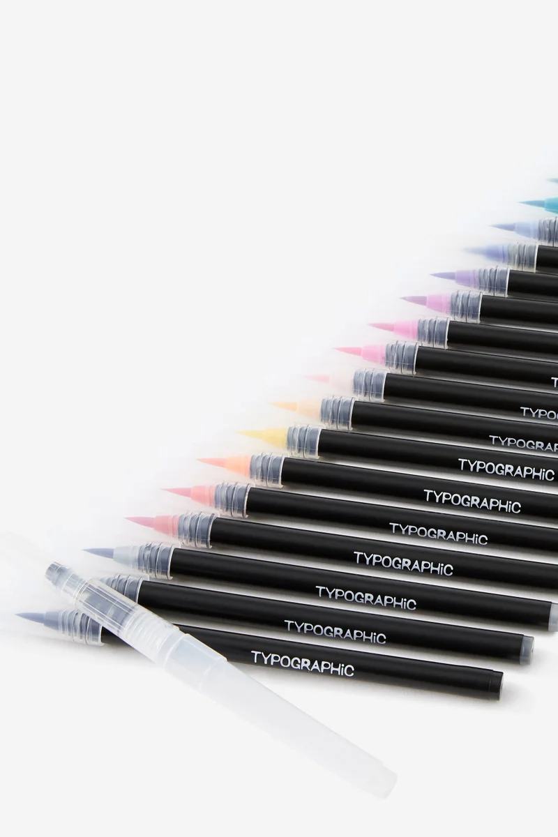 تايبو Watercolour Brush Pen 20Pk