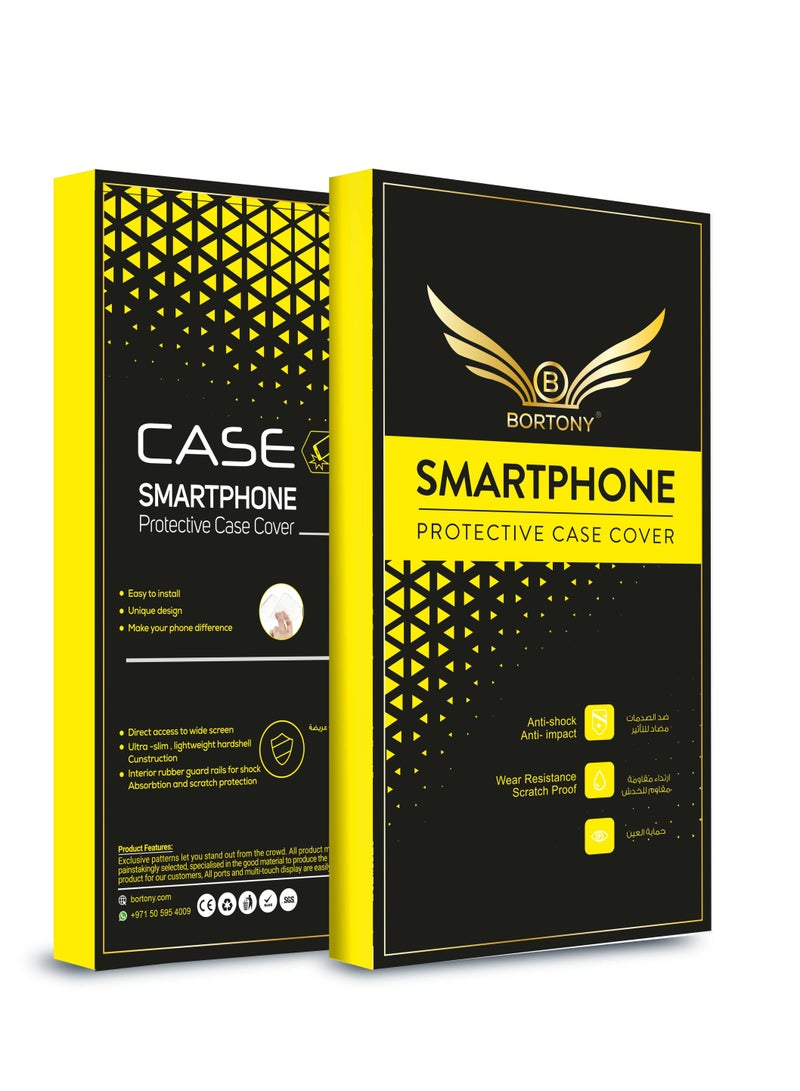 BORTONY Protective Case Cover With Finger Grip Stand For Samsung Galaxy A21s - Image 4