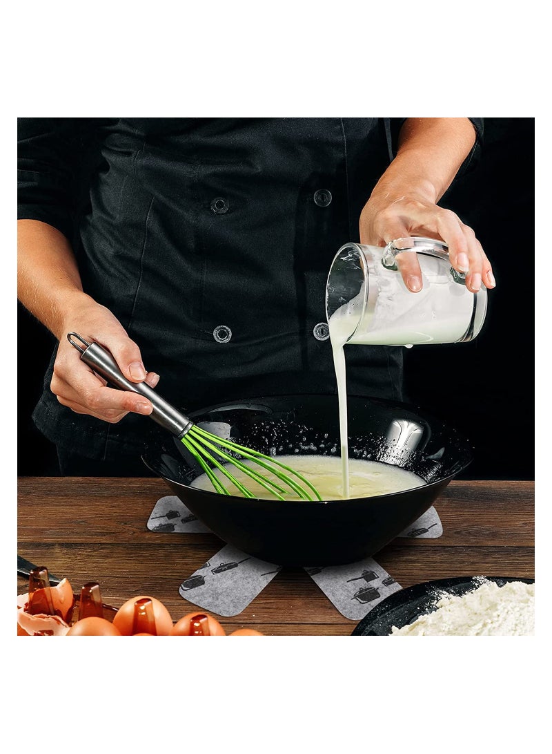 Excefore Pot and Pan Protectors 4pcs Larger Thicker Pot Dividers Pads/Stacking Pan Protectors/Pan Separators Pads for Protecting and Separating Pots and Pans Prevent Scratching Separate and Marring - Image 4