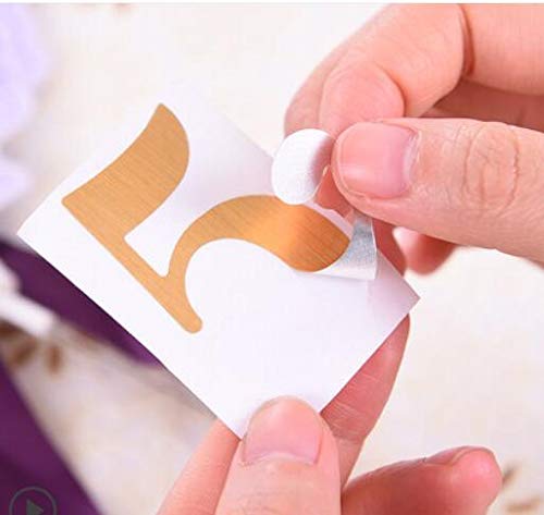 StayMax 1-30 Wedding Party Number Stickers for Table Card Accessories Decorative self-adhensive Number Sticker - Image 5