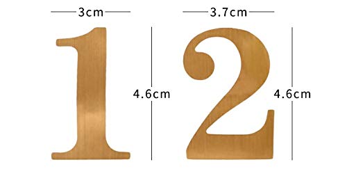 StayMax 1-30 Wedding Party Number Stickers for Table Card Accessories Decorative self-adhensive Number Sticker - Image 2