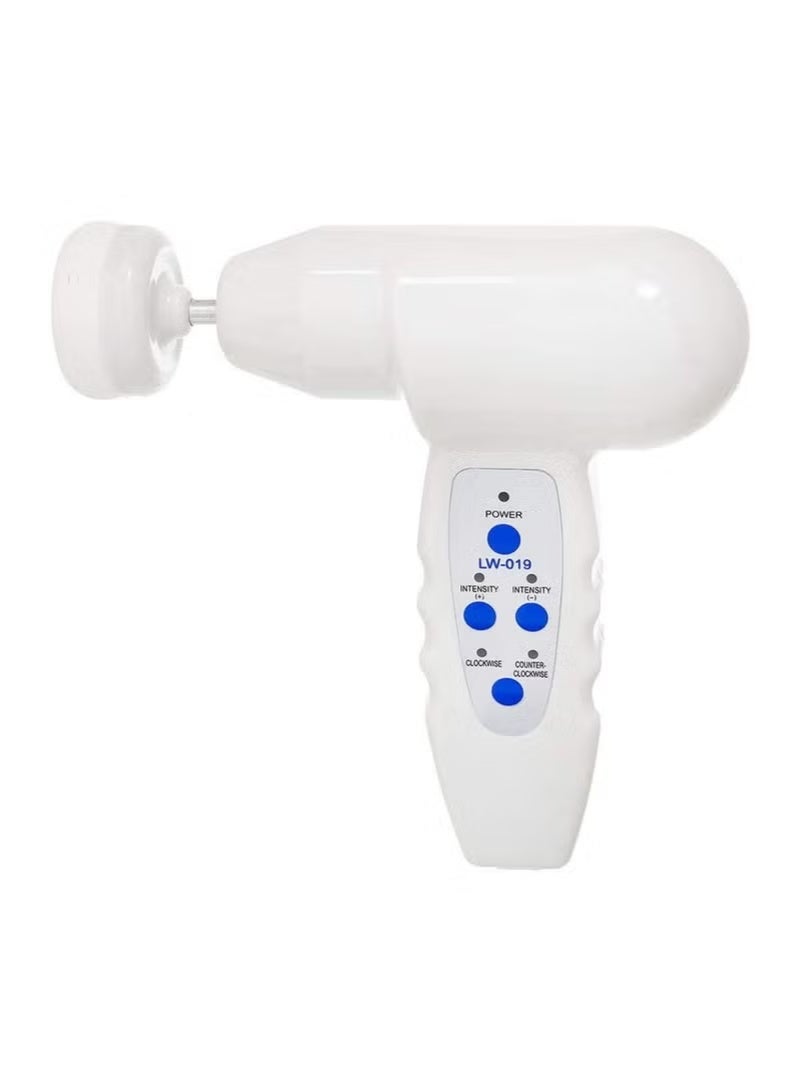 Portable Rotary Facial Cleansing Brush 5-in-1 LW-019 – Multi-Function Skin Care Device with Interchangeable Heads, Deep Cleansing, Massage & Anti-Aging Tool, Ergonomic Design (White) - Image 1