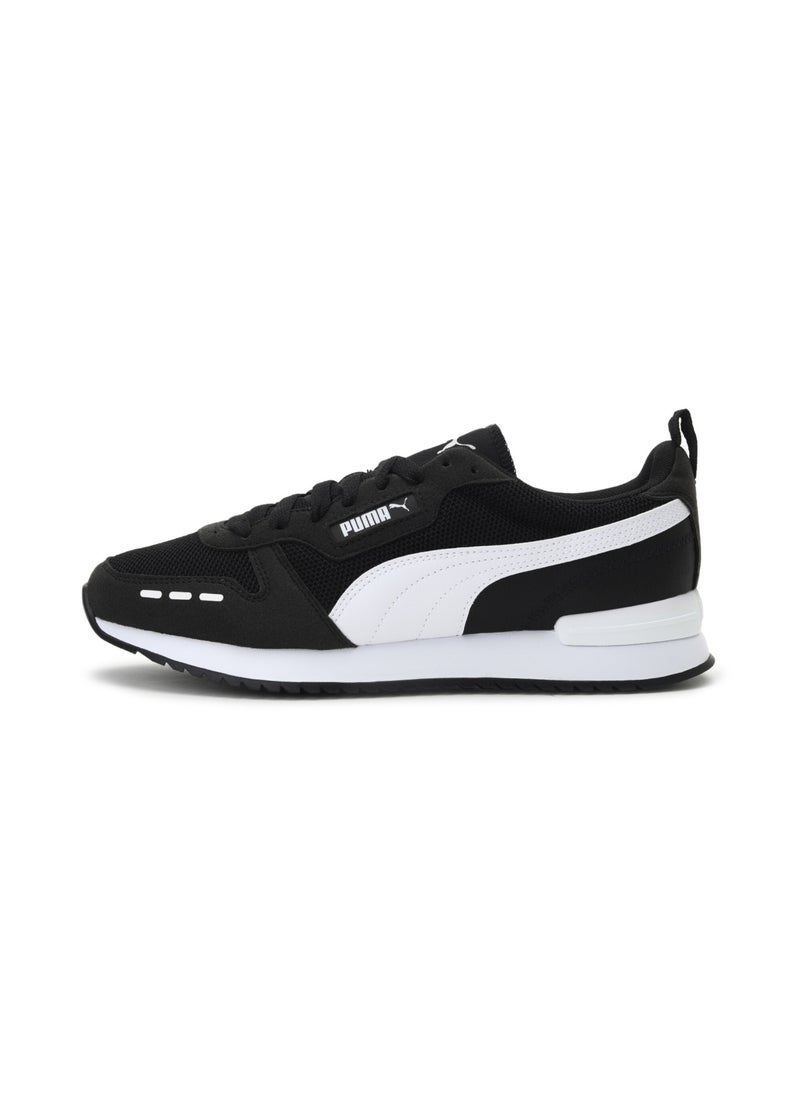 PUMA - R78 Runner Mens Black Trainers - Image 1