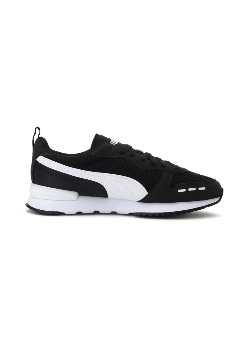 PUMA - R78 Runner Mens Black Trainers - Image 1