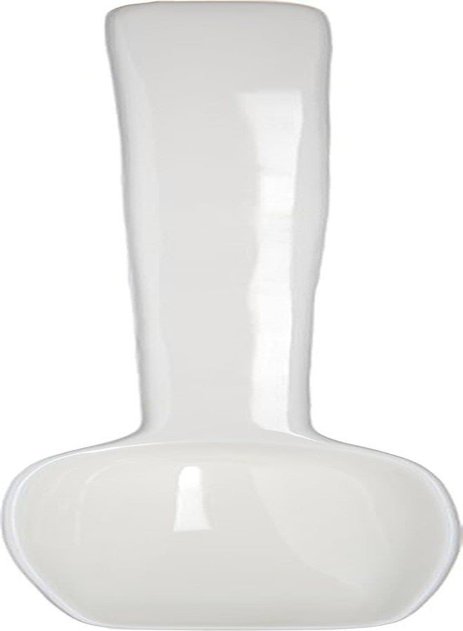 MOON WORLD 447003 Solid Buffet/Salad Serving Spoon (White, Pack of 6) - Image 2
