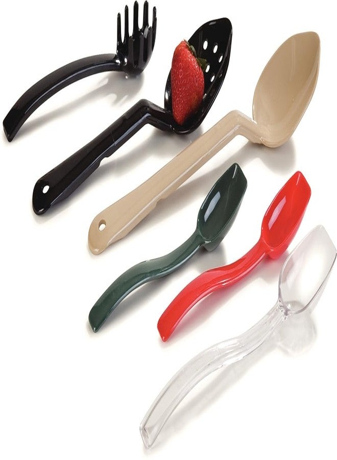 MOON WORLD 447003 Solid Buffet/Salad Serving Spoon (White, Pack of 6) - Image 4