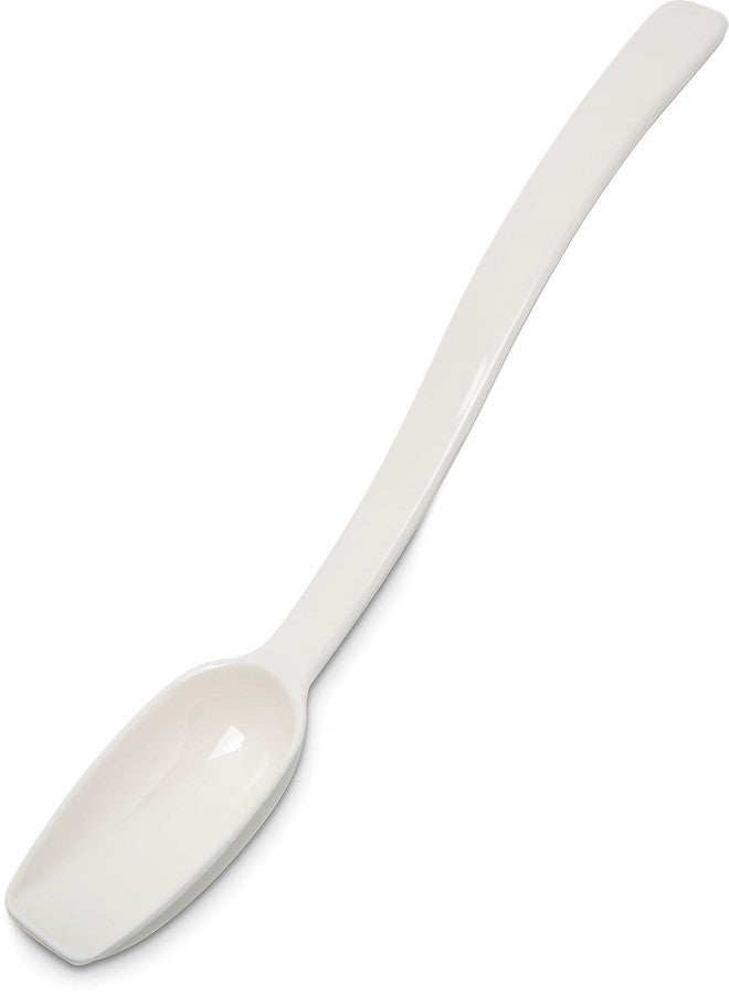 MOON WORLD 447003 Solid Buffet/Salad Serving Spoon (White, Pack of 6) - Image 1