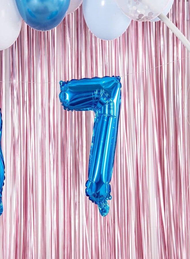 Restaurantware Balloon 1 Pack of Mylar Hanging Reusable Self-Sealing Balloons Party Decoration Number 7 Durable for Birthday, Wedding, Graduation - Image 3