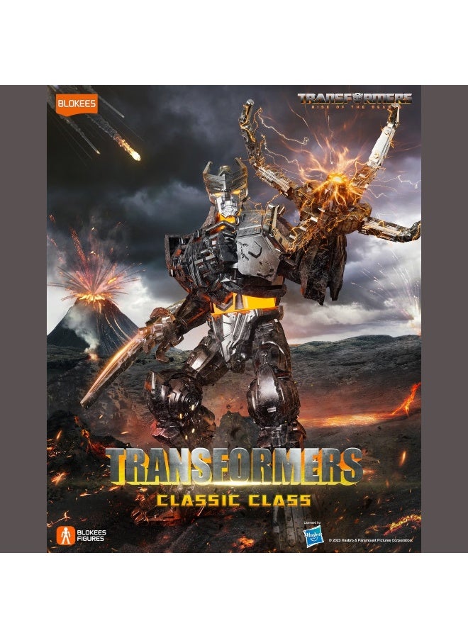 BLOKEES Transformers Classic Class Scourge | Collectible Action Figure Building Kit with Glowing Chest & Eyes | Fully Poseable Model Kit Toy for Kids & Adult Collectors - Image 5