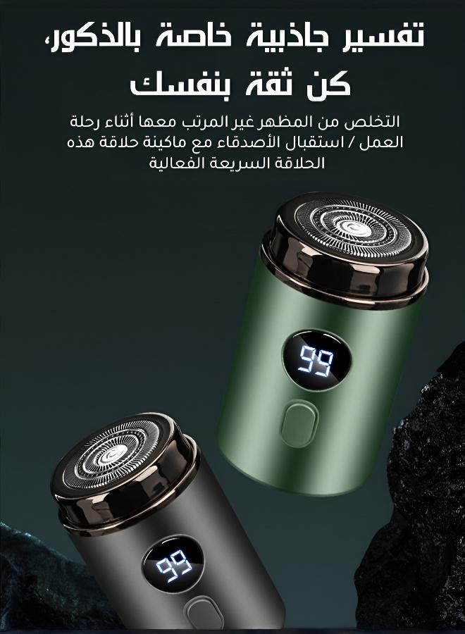 ماكينة حلاقة رجالية محمولة للسفر: صغيرة، قوية، قابلة للغسل بالكامل لحلاقة نظيفة - Image 3