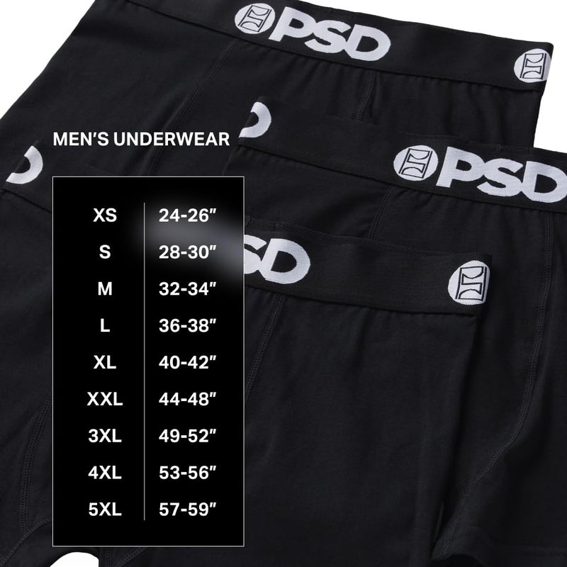 PSD Men's Wave Runner 3-Pack Boxer Brief, Multi, M - Image 5