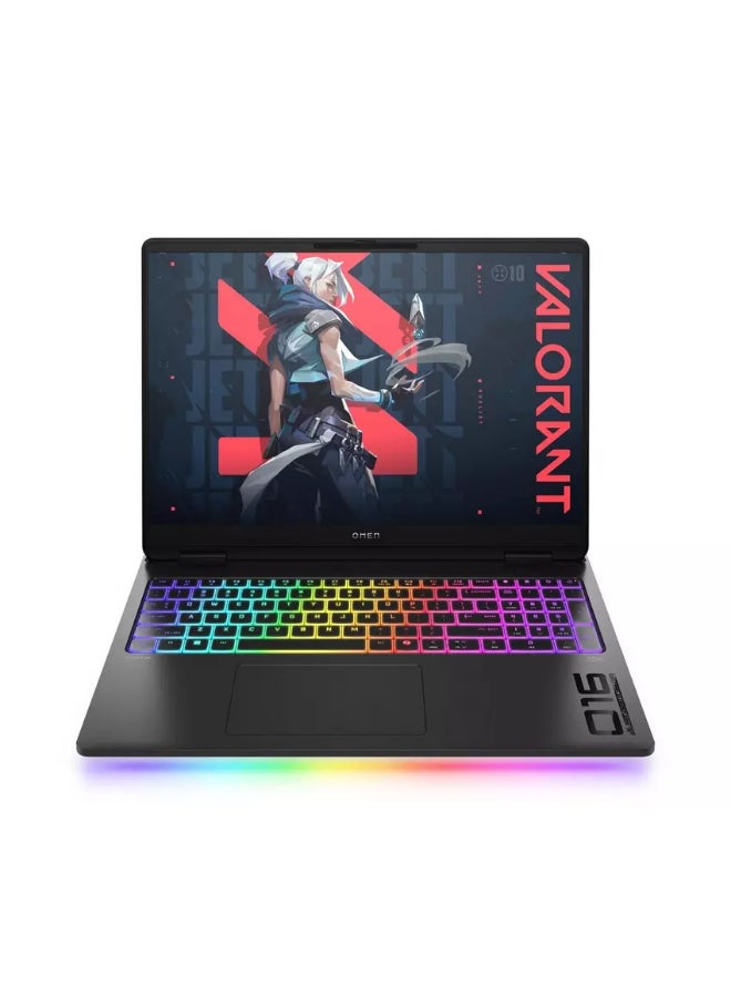 HP لابتوب ألعاب OMEN بشاشة 16 بوصة WQXGA 2.5K (2560x1600) بتردد 240Hz، مع معالج Core Ultra 7-255HX/32GB RAM DDR5/1TB SSD/8GB NVIDIA GeForce RTX 5070 رسومات. - Image 1