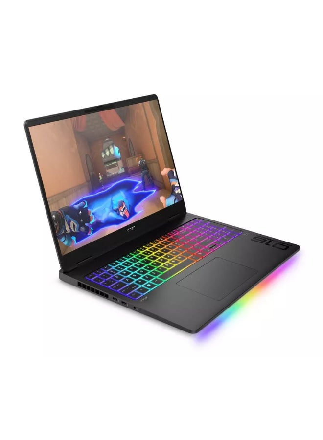 HP لابتوب ألعاب OMEN بشاشة 16 بوصة WQXGA 2.5K (2560x1600) بتردد 240Hz، مع معالج Core Ultra 7-255HX/32GB RAM DDR5/1TB SSD/8GB NVIDIA GeForce RTX 5070 رسومات. - Image 2